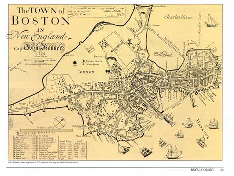 Old Map Boston - Wayne Baisey