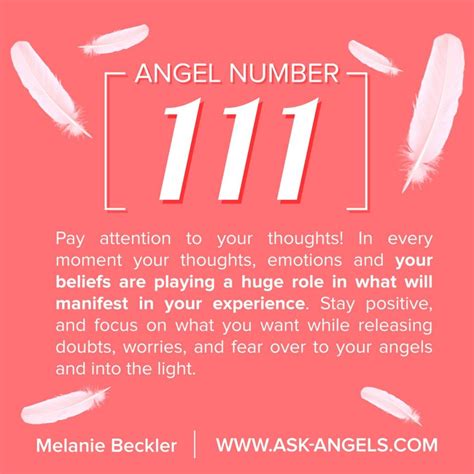 111 Meaning – The Importance of What 111 Angel Number Means Angel ...