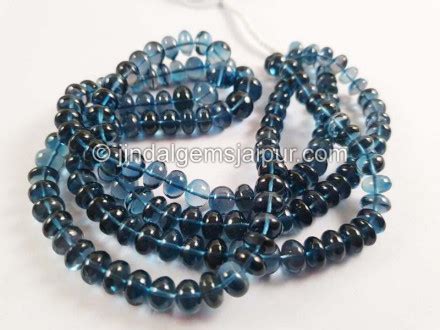 London Blue Topaz beads manufacturer - Jindal Gems