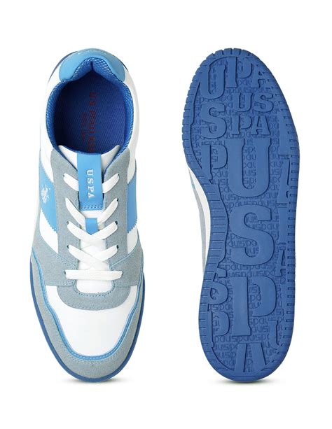 Buy Men Men Rever Colourblocked Sneakers Blue|U.S. Polo Assn. India