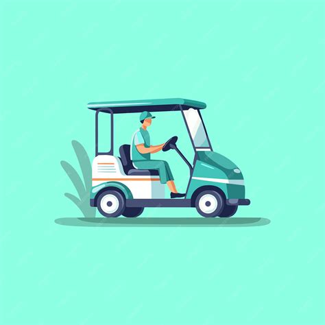 Golf Cart Clip Art Vector