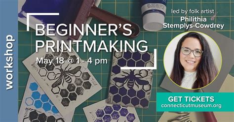 Beginners Printmaking Workshop, 1 Elizabeth St, Hartford, CT, United ...
