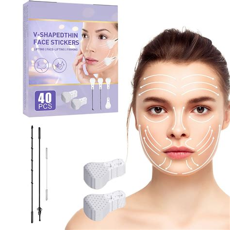 Buy T.D.PRETTY V-Shaped Face Lift Stickers - 40 Pieces Online at ...