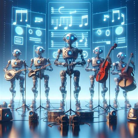 Image result for Robots Playing Musical Instruments