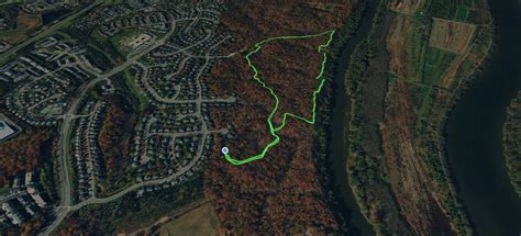 Ball's Bluff Regional Park Loop via Potomac Heritage Trail, Virginia ...