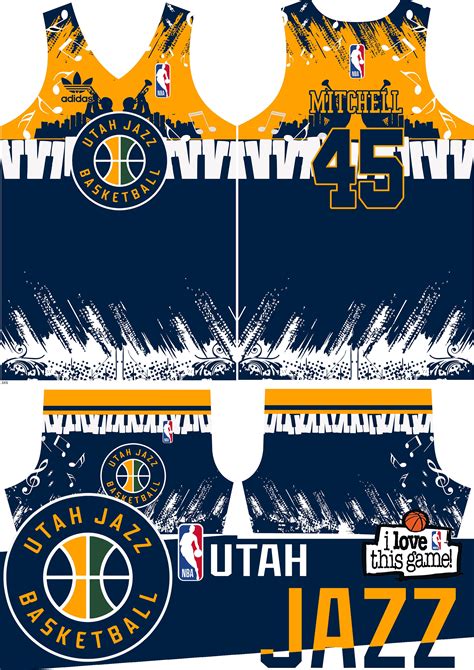 Utah Jazz Basketball Jersey | Best Basketball Jersey Design