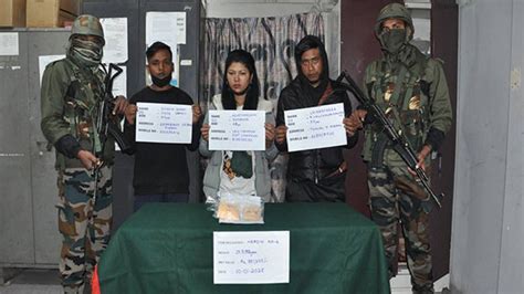 Assam Rifles recover heroin worth Rs 9.51 lakh in Aizawl, three ...