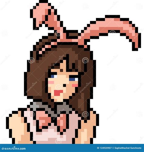 Anime Girl Pixel Art