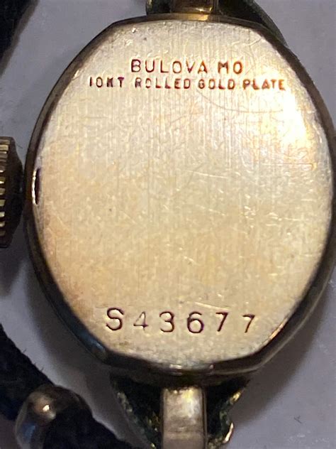 Vintage Ladies Bulova MO Wrist Watch 10K Gold Rolled Plate | Etsy