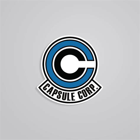 Capsule Corp II Anime Stickers DBZ