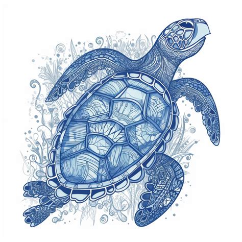 Green Sea Turtles Drawing