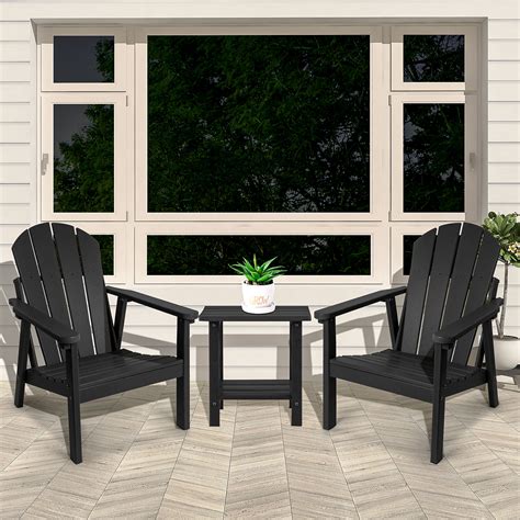 Highland Dunes Allissa Chair Set Of 2, Hdpe All Weather Allissa Chairs ...