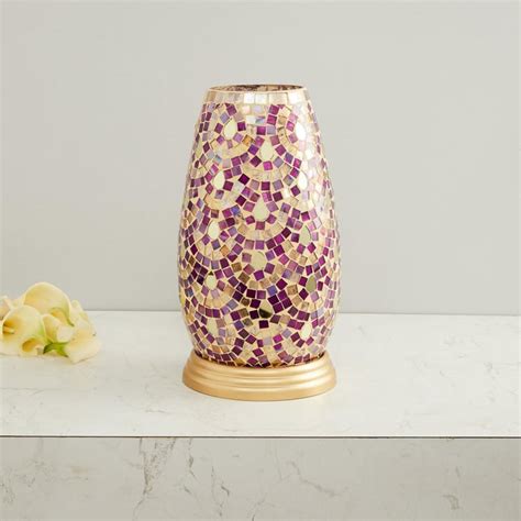 Buy Mariana Scalloped Motif Mosaic Fantasi Lamp - 3.5 x 3.5 x 18 cm ...