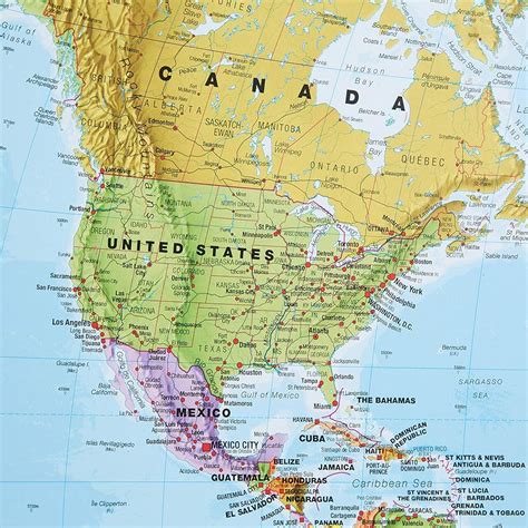 MapsInternational Maps International World Wall Map - Map of The World ...