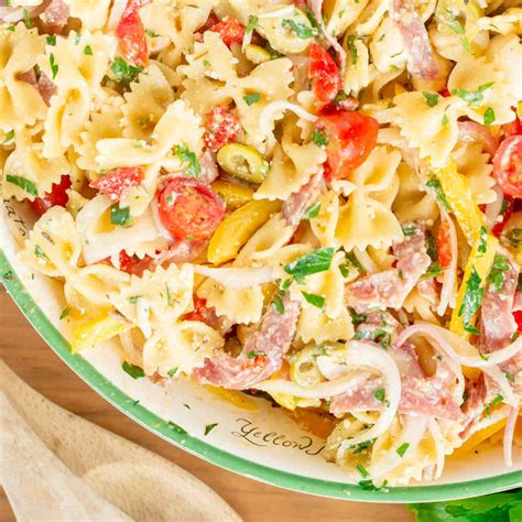 Bowtie Pasta Salad With Italian Dressing