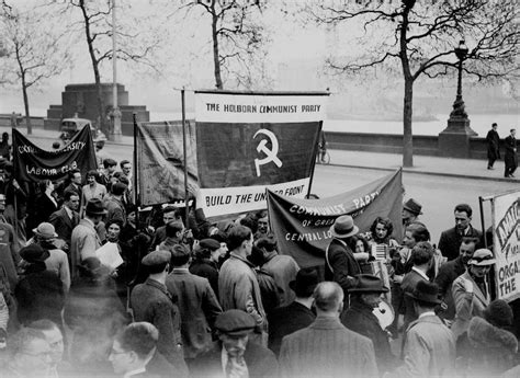 May Day Communist demonstration in Hyde Park, London. 1936 - Flashbak