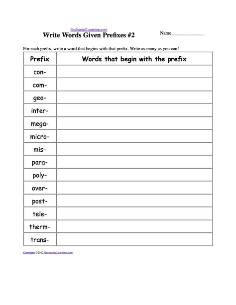Pre- and Un- Prefixes Worksheet - Worksheets Library