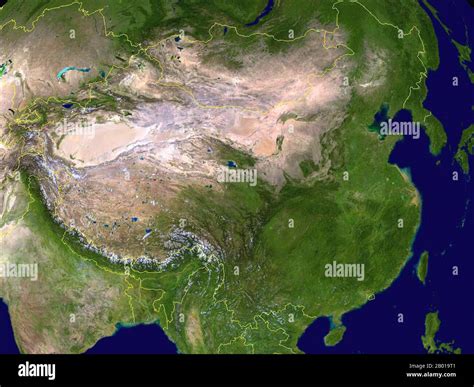 Huang River China Map