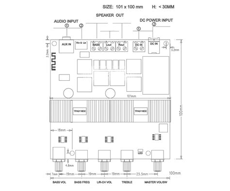 AIYIMA Stereo Subwoofer Bass Professional 2.1 Channel BT Power Amplifi ...