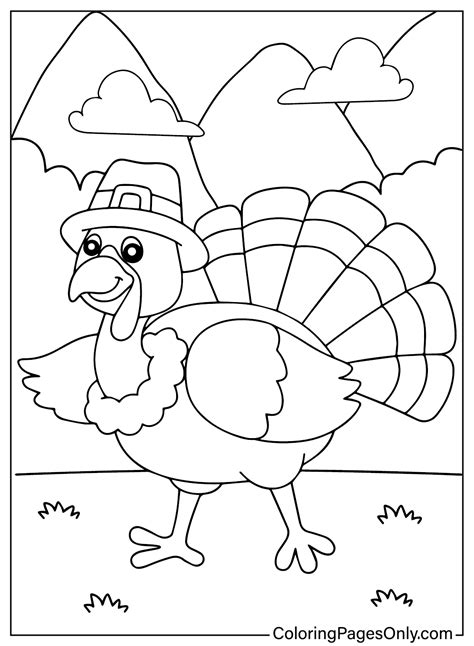 Turkey Coloring Pages - Free Printable Coloring Pages