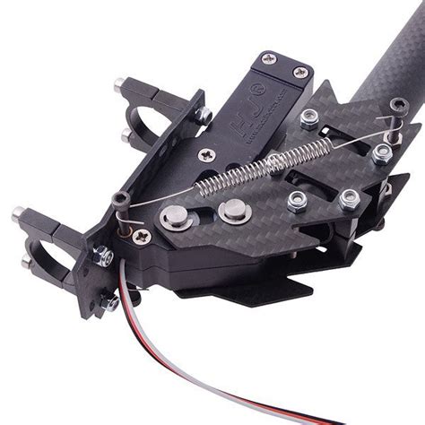 16mm Pipe Clamp HJ-1100P Carbon Fiber Retractable Landing Gear Skid Set ...