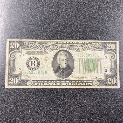 United States Twenty Dollar Bill Evolution Series Of 1918 $20 Federal