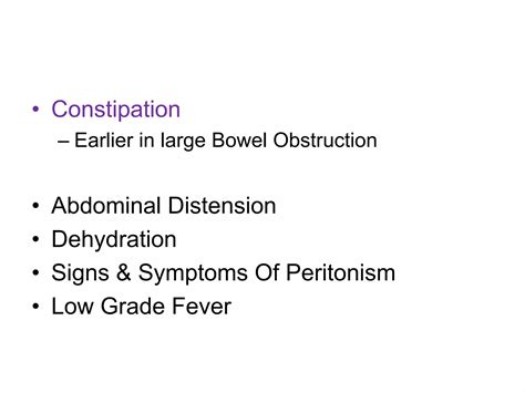 Large bowel obstruction | PPTX