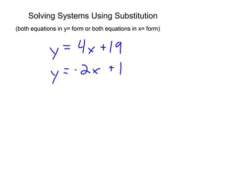 Image result for Substitution Equation Examples