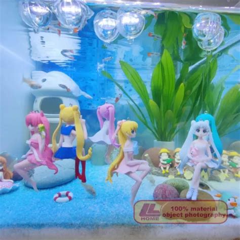 Sailor Moon Aquarium Decoration Set - 6 Piece Anime India | Ubuy