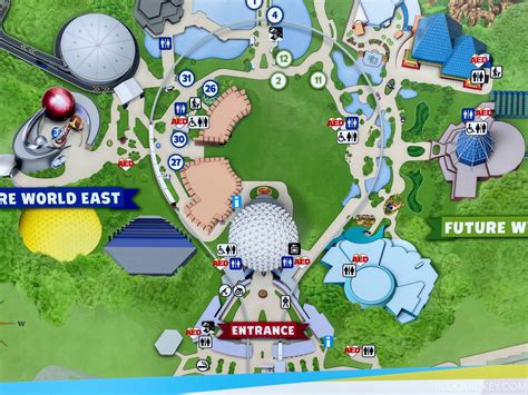 Image result for WDW Epcot Map