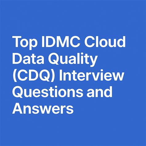 Image result for Cdq Interview Questions Informatica