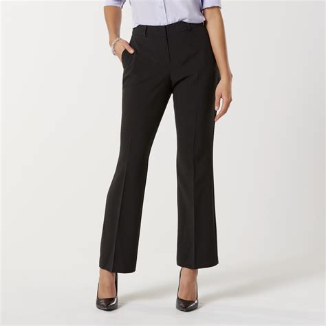 Simply Styled Petites' Bootcut Dress Pants - Pinstripe