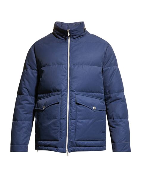 Brunello Cucinelli Men's Quilted Down Puffer Jacket | Neiman Marcus