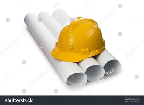 Drawings Hard Hat Isolated On White Stock Photo 83314270 | Shutterstock