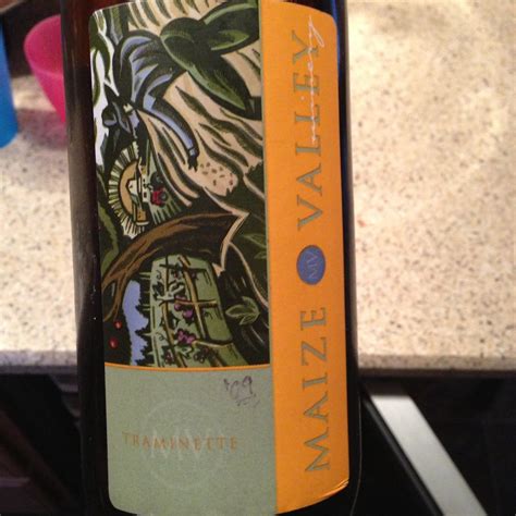 Maize Valley Winery Traminette