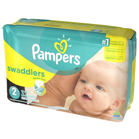 Pampers Swaddlers Diapers Size 2 32 count - Walmart.com