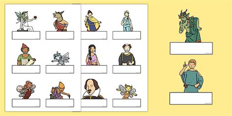 Editable Self-Registration Labels A Midsummer Night's Dream