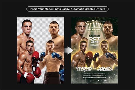 Boxing Promo Poster 的图像结果