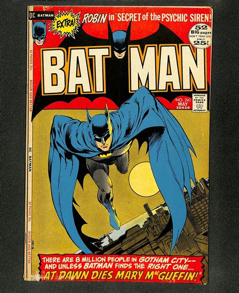 Vintage Batman Comic Book Covers