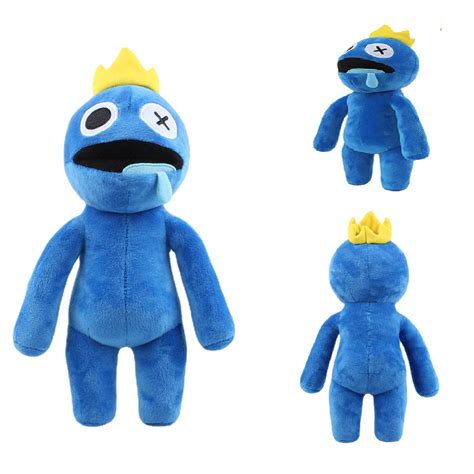 Buy Rainbow Friends Blue Monster Plush, 11.8 Inch Adventure Horror Game ...