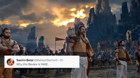 Early Reviews Of Adipurush Is Fake? Critic Claims Film Is 'Visually ...