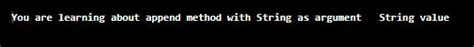 Image result for Append String Java
