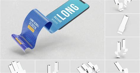 Long Scroll App Screen Smart Phone Mockups Psd — Teletype