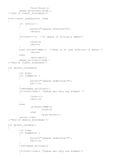 Image result for Double Ended Queue Python