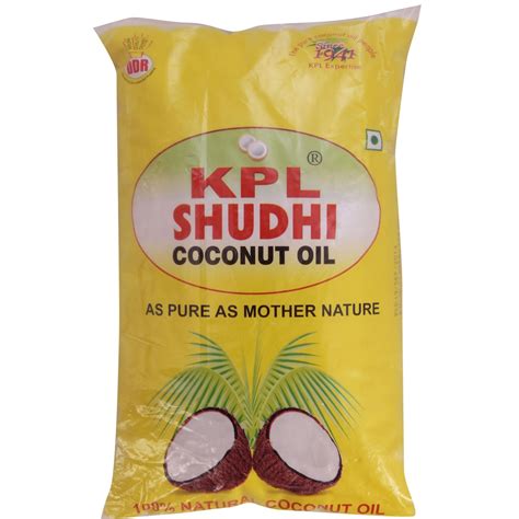 KPL Shudhi Coconut Oil, 1L Pouch : Amazon.in: Grocery & Gourmet Foods