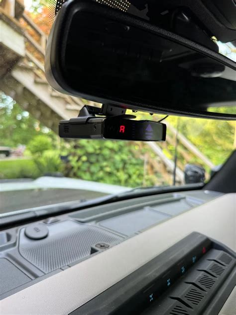 Valentine One radar detector installed today with BlendMount and ...