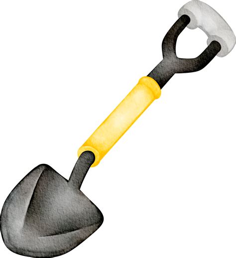 watercolor Shovel clip art 36908822 PNG