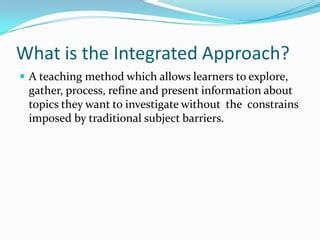 Image result for Integrated Approach