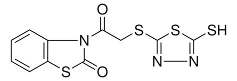 3-(((5-MERCAPTO-1,3,4-THIADIAZOL-2-YL)THIO)ACETYL)-1,3-BENZOTHIAZOL-2 ...