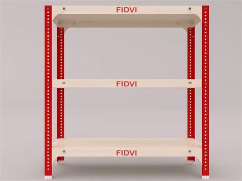 FIDVI FERRO FIDVI Slotted Angle Rack (09X 23X 24) 3 Shelf 22 Gauge ...
